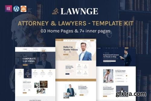 ThemeForest - Lawgne v1.0.0 - Attorney & Lawyers Elementor Template Kit - 33907328