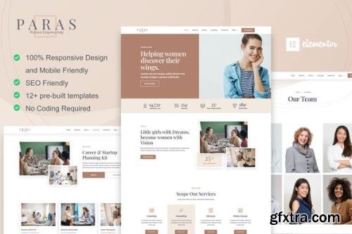 ThemeForest - Paras v1.0.0 - Business Coach for Women Elementor Template Kit - 33957360