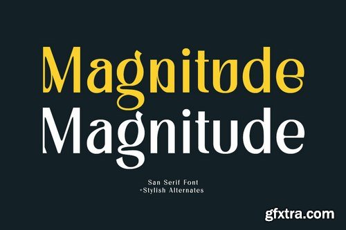 Magnitude Font