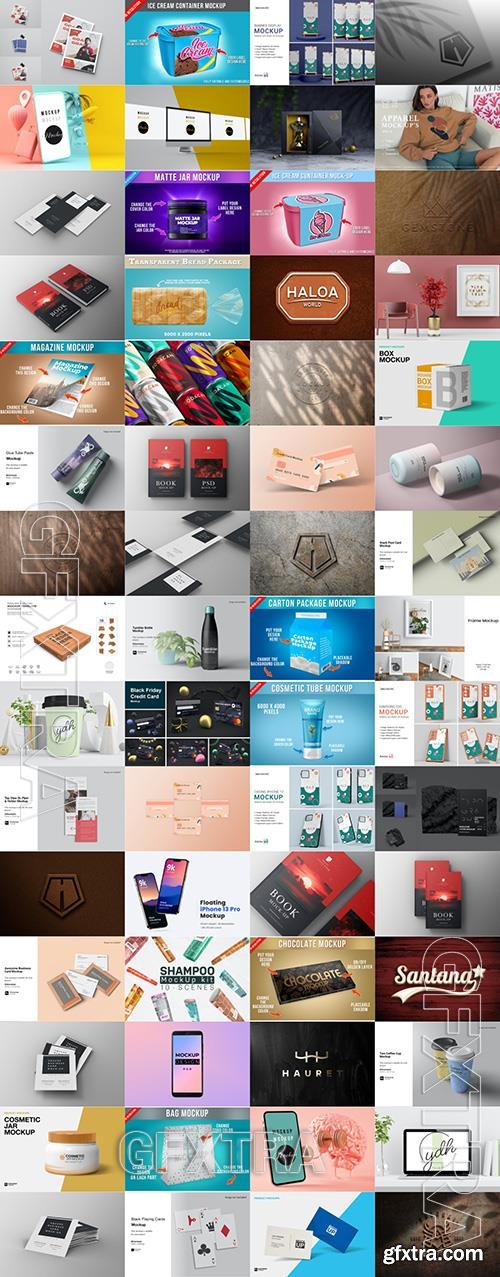 60 Different Mock-ups Bundle 2