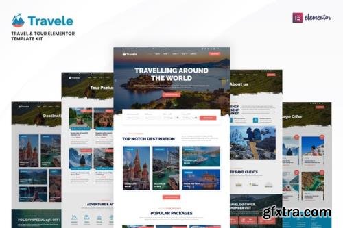 ThemeForest - Travele v1.0.2 - Travel & Tour Agency Elementor Template Kit - 33678617