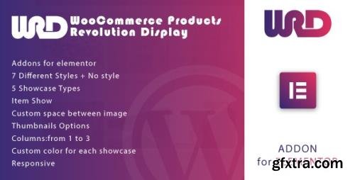 CodeCanyon - Woocommerce Products Revolution Display for Elementor WordPress Plugin v1.0 - 33982146