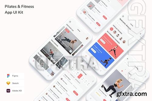 Pilates & Fitness App UI Kit W6PPB2S