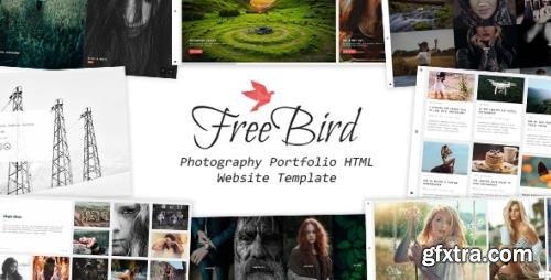 ThemeForest - FreeBird v1.6 - Photography Portfolio HTML Website Template - 19180343