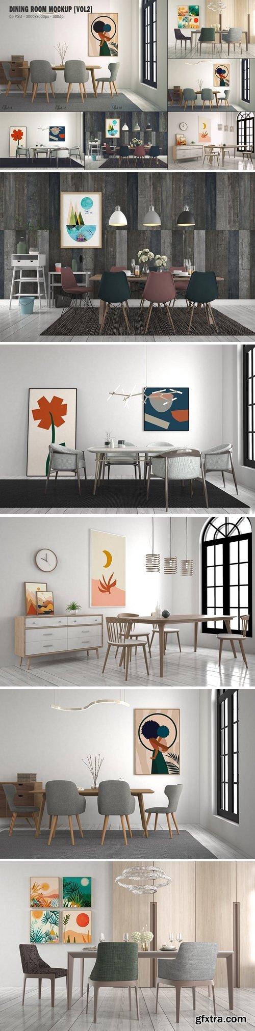 Dining Room Mockup [Vol2]