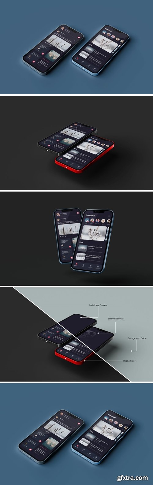 iPhone 13 Pro Screen Mockup Vol 2