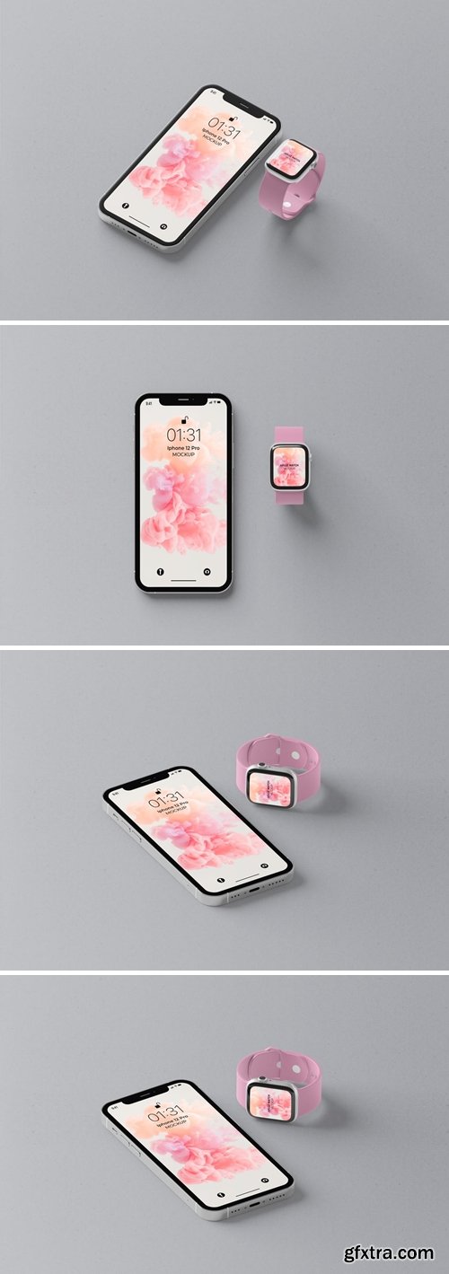 Smart Watch and Phone Mockup