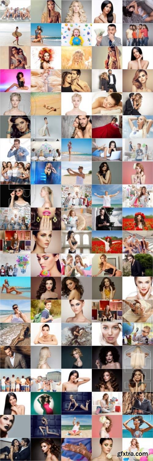 People, men, women, children, stock photo bundle vol 10