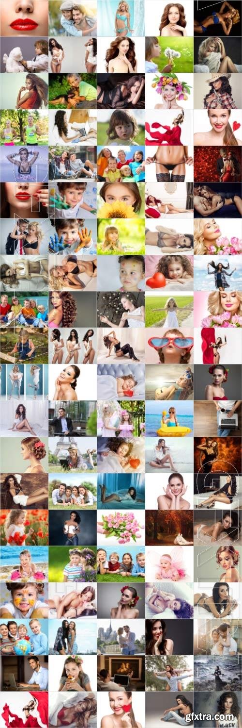 People, men, women, children, stock photo bundle vol 11