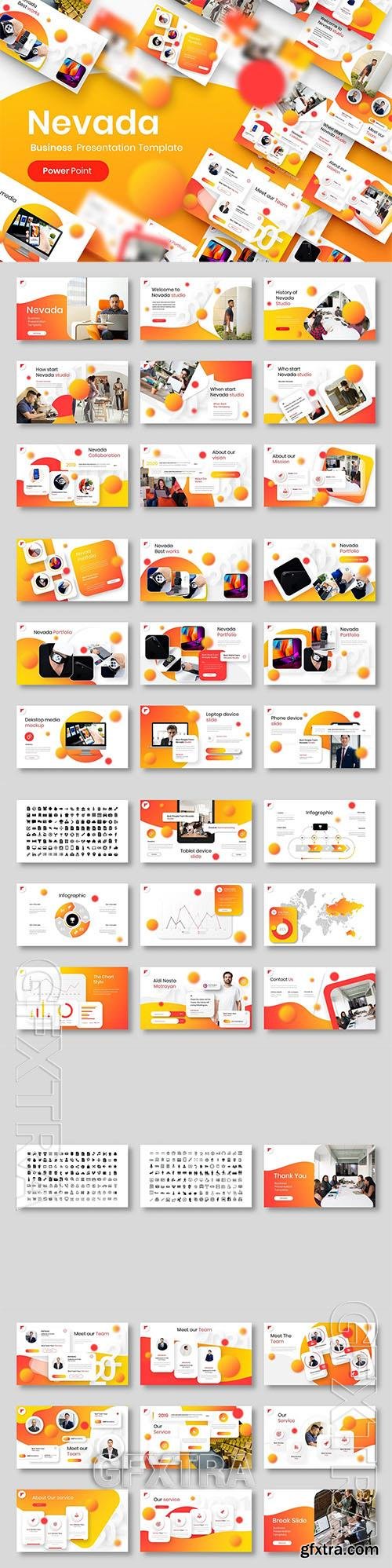 Nevada - Business Powerpoint, Keynote and Google Slides Template