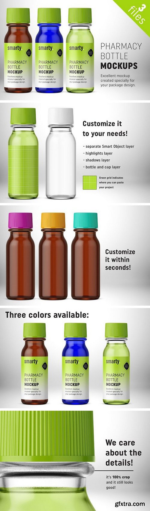 Pharmacy Bottles Mockup