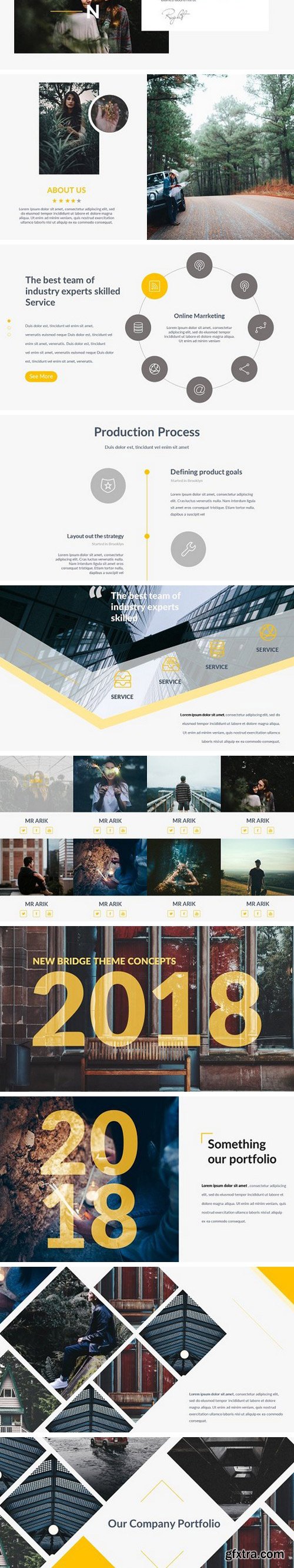 Pixel Creative Powerpoint Template