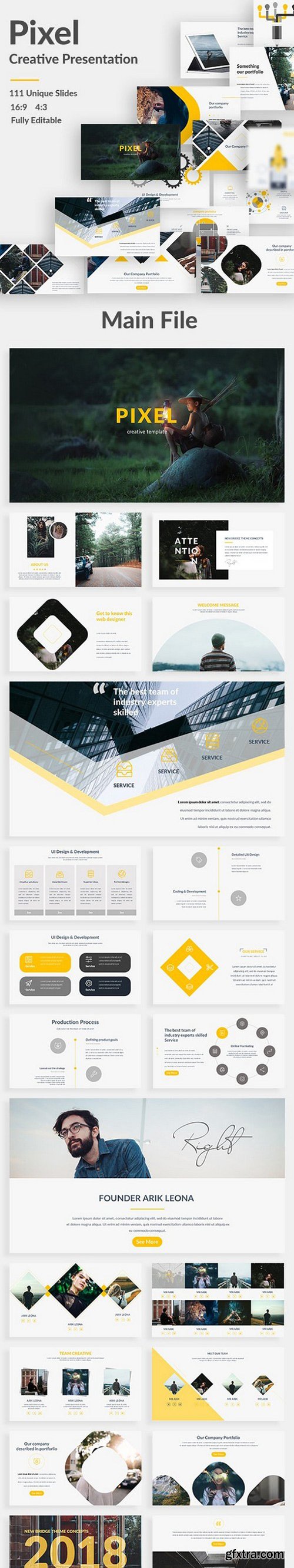 Pixel Creative Powerpoint Template