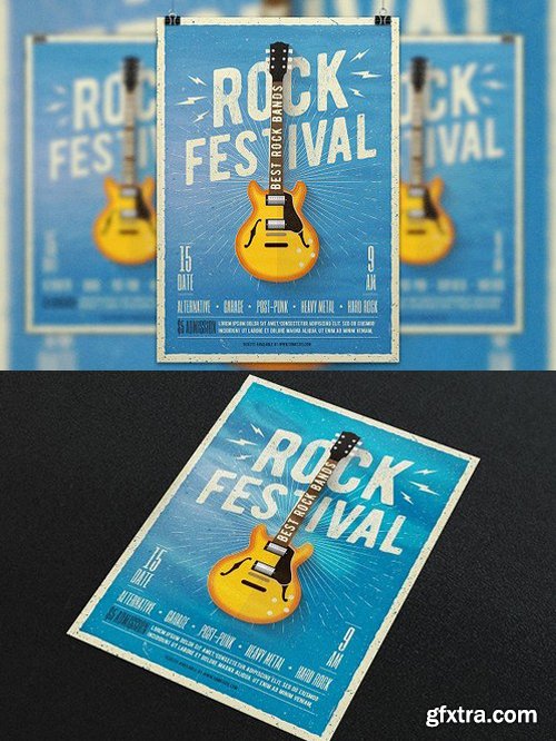 Rock Festival Poster Flyer template