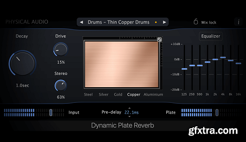 Physical Audio Dynamic Plate Reverb v3.1.3