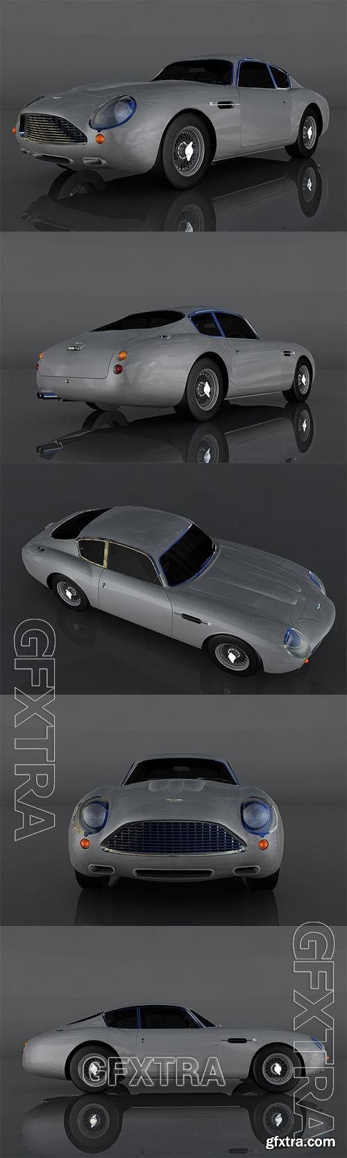 Aston Martin DB4 GT 3D Model o93560