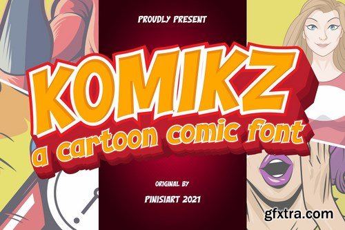 KOMIKZ - cartoon font