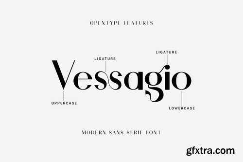 Vessagio - Advertisement Font