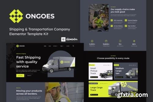 ThemeForest - Ongoes v1.0.0 - Shipping & Transportation Company Elementor Template Kit - 33979090