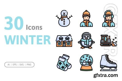 30 Winter Icons