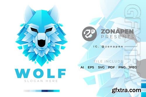 Wolf Gradient Logo