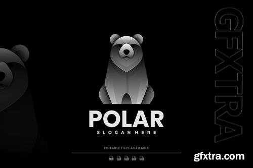 Polar Bear Gradient Logo