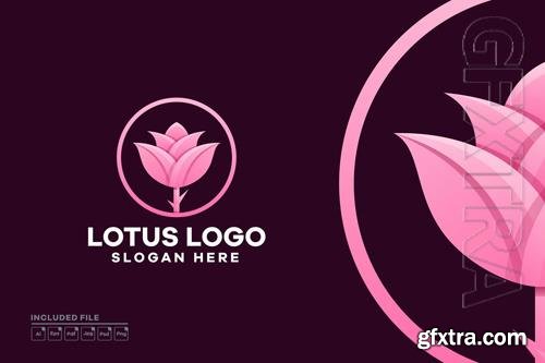 Lotus Gradient Logo Design