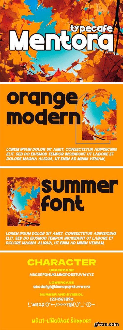 Mentora Display Font