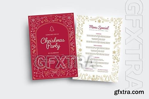 Festive Christmas Menu / Flyer Templates YDK5Q73