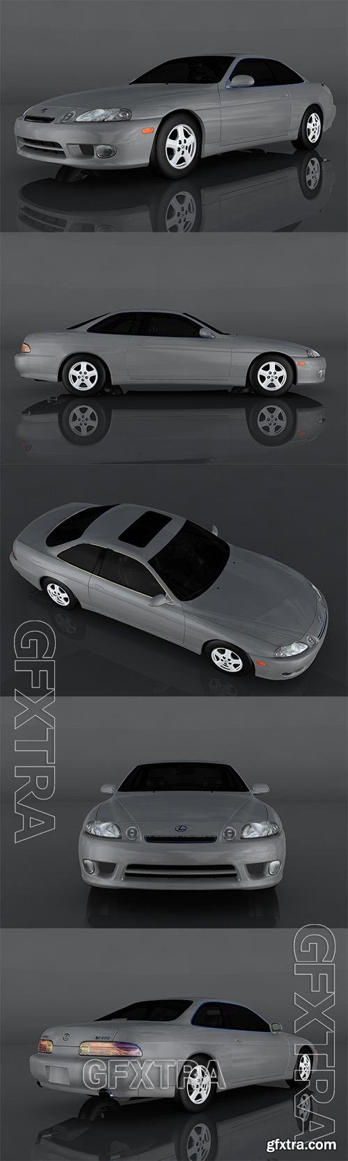 1997 Lexus SC300 3D Model o89434