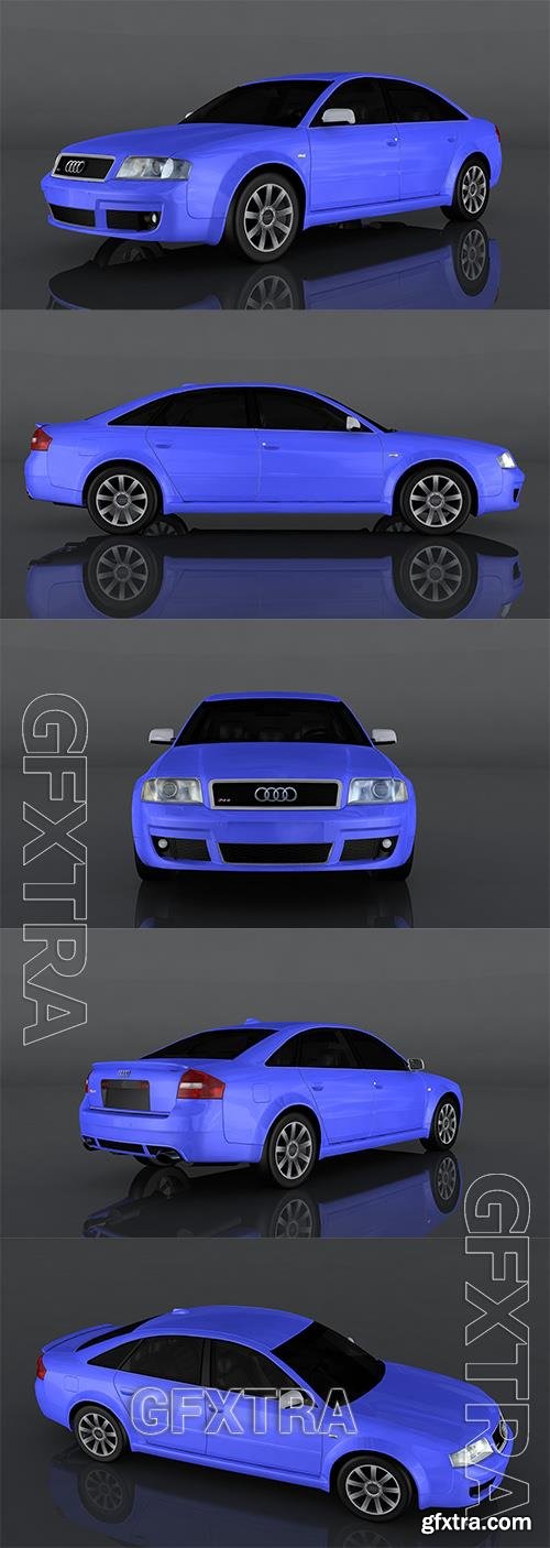 2003 Audi RS6 Avant 3d model Model o175656