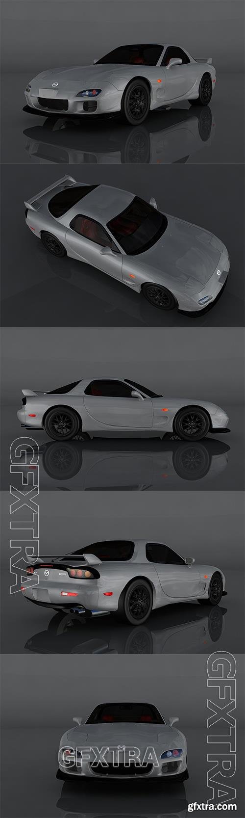 2002 Mazda RX-7 Spirit 3d model Model o175648