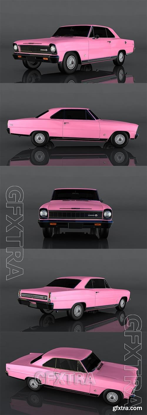 Chevrolet Nova SS 3D Model o93641