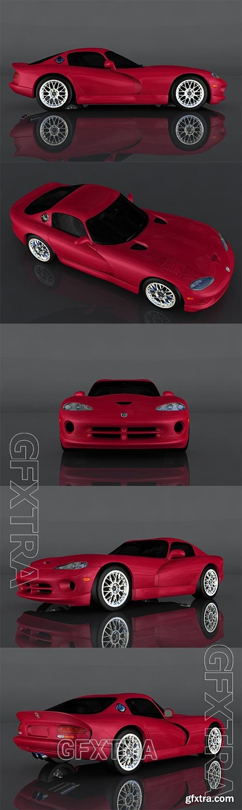 Dodge Viper GTS 3D Model o82169