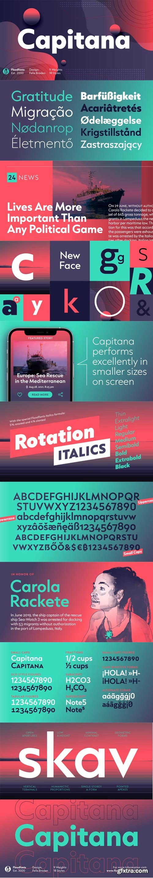 Capitana Font Family