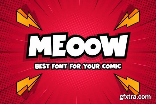 Meeow - Playful Comic Font