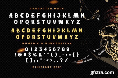 Capitan Mura - pirate display font