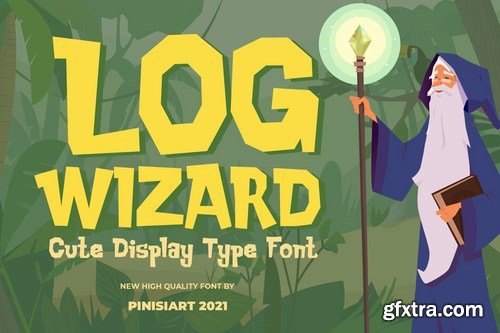 Log Wizard - kids font