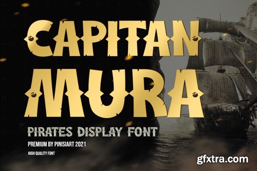 Capitan Mura - pirate display font