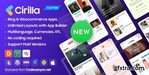 CodeCanyon - Cirilla v1.2.1 - Multipurpose Flutter App For Wordpress & Woocommerce - 31940668 - NULLED