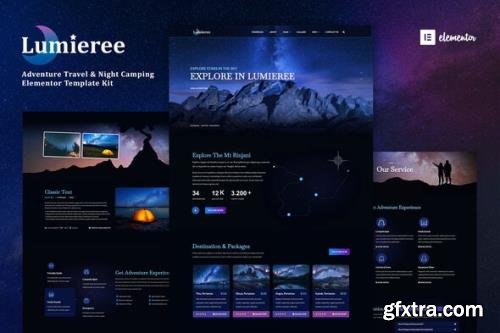 ThemeForest - Lumieree v1.0.1 - Adventure Travel & Night Camping Elementor Template Kit - 33978307