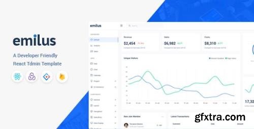 ThemeForest - Emilus v2.1.4 - React Admin Template - 28400277