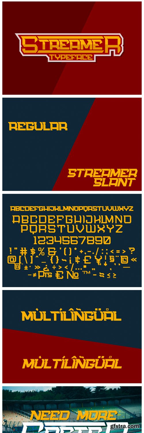 Streamer Font