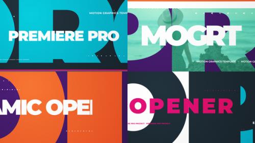 Videohive - Dynamic Openers - Premiere Pro - 33490667 - 33490667