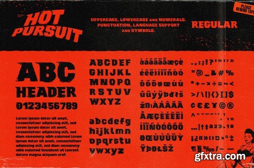 Hot Pursuit A Hand-Drawn Grind-house Font