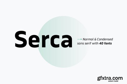 Serca Font Family Font