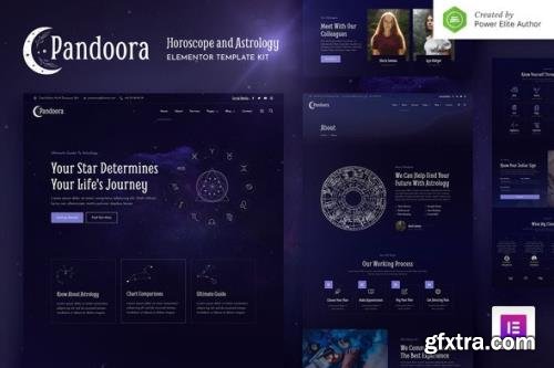 ThemeForest - Pandoora v1.0.0 - Horoscope & Astrology Elementor Template Kit - 34027254