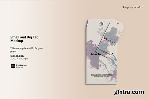 Small and Big Tag Mockup