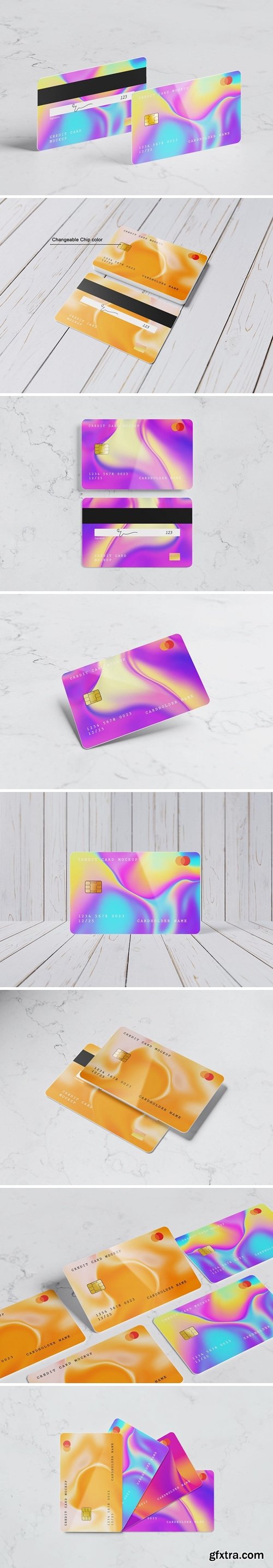 8 Psd Credit Card Mockup