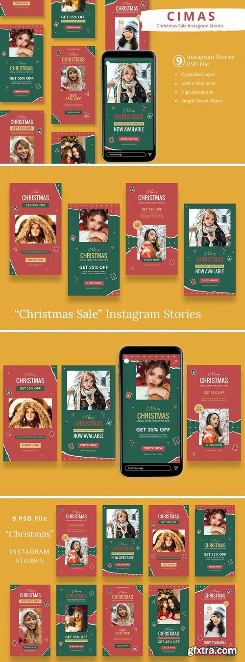 Cimas - Christmas Sale Instagram Stories